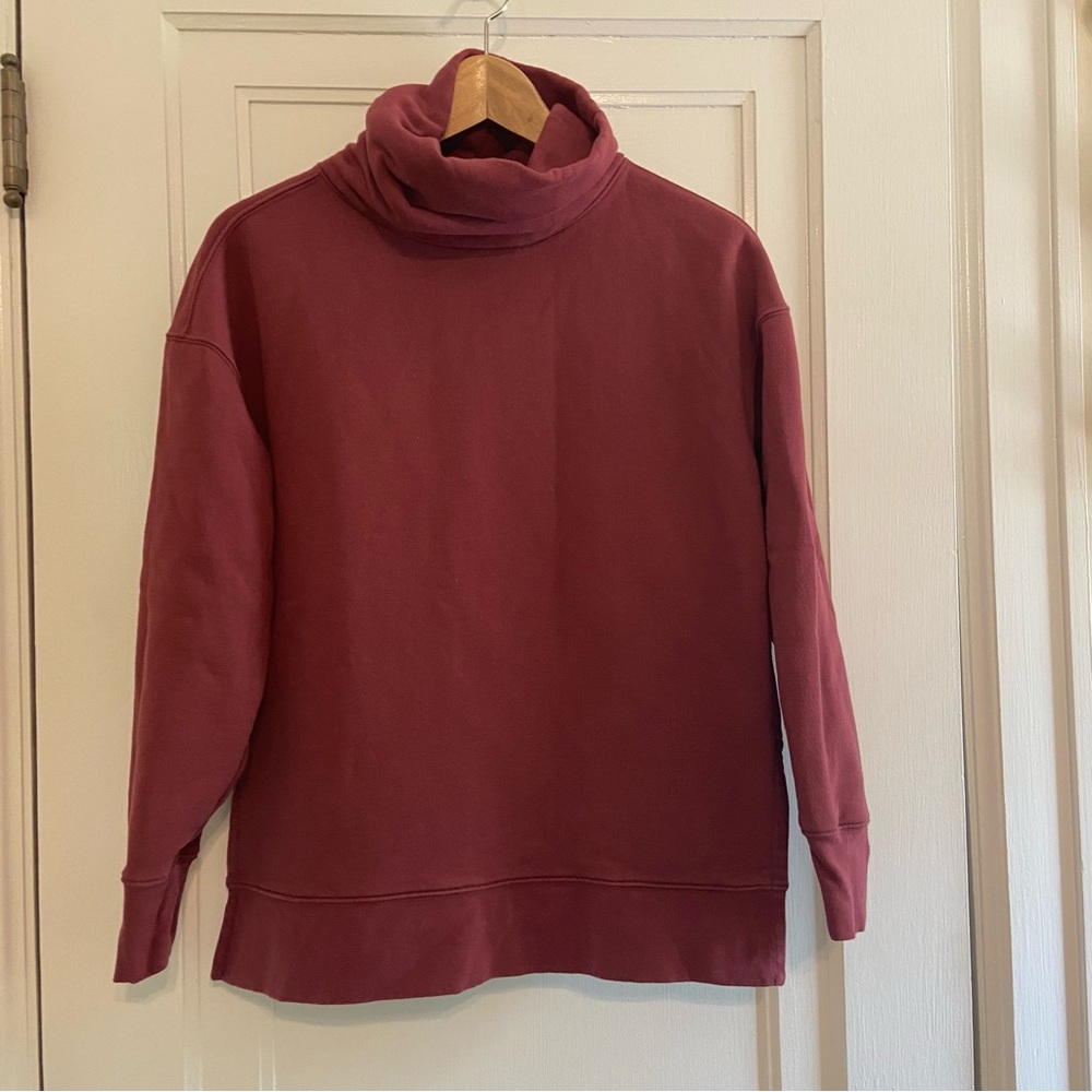 Athleta Funnel neck sweatshirt- read description - Picture 3 of 7